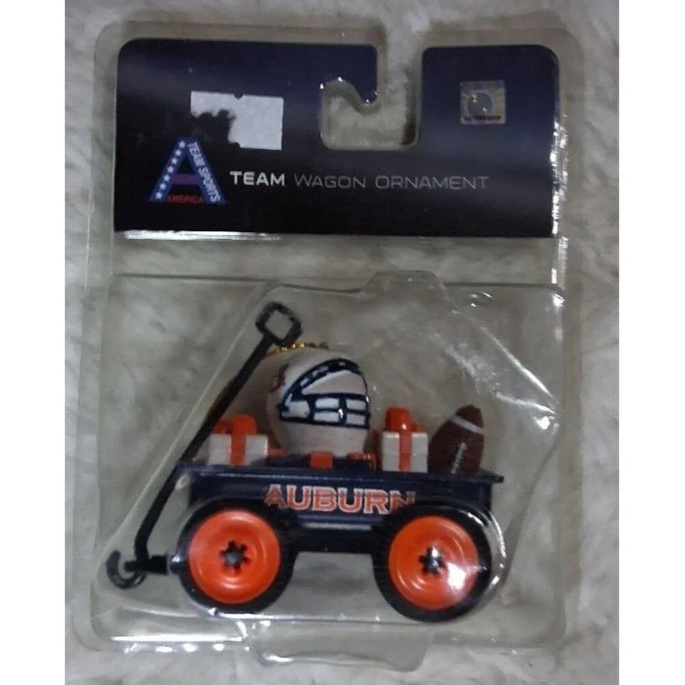 Auburn Tigers Team Wagon Ornament